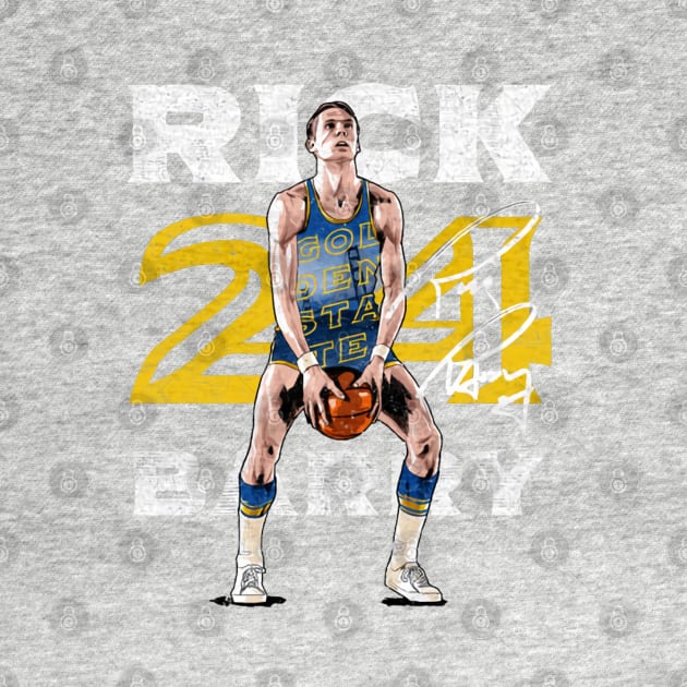 Rick Barry Golden State Free Throw by MASTER_SHAOLIN